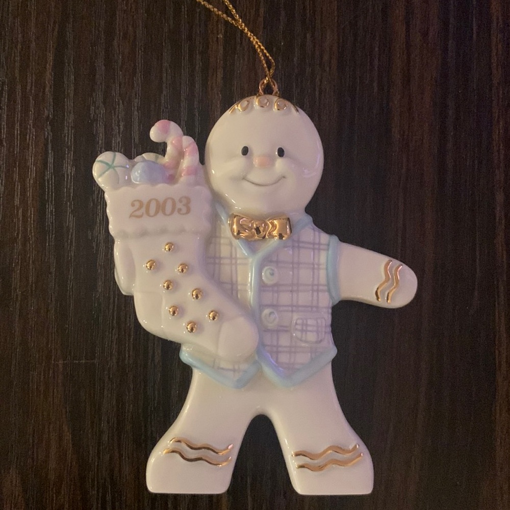 Lenox - 2003 gingerbread ornament